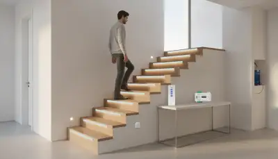 Ihr Wegweiser durch die Nacht: Smarte COB LED Treppenbeleuchtung für 16 Stufen