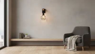 Industrieller Chic trifft Gemütlichkeit: Die dimmbare Vintage Wandleuchte in Schwarz