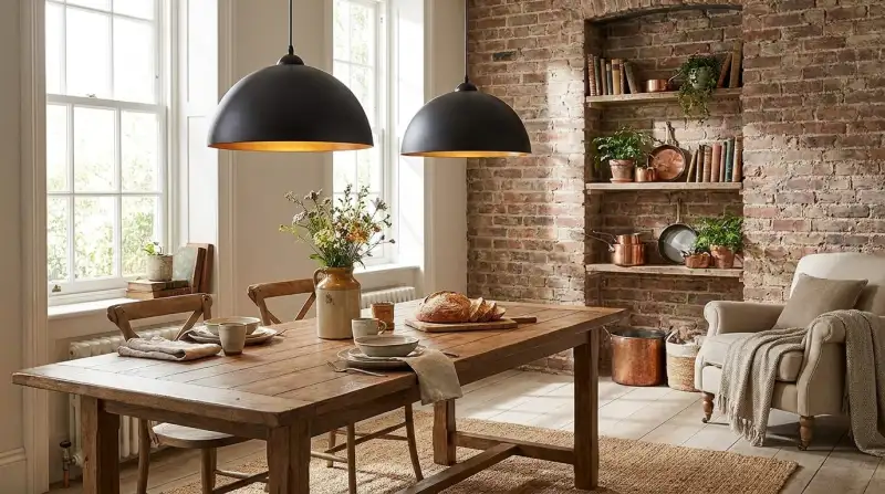 Vintage Lichtdesign im modernen Wohnraum
