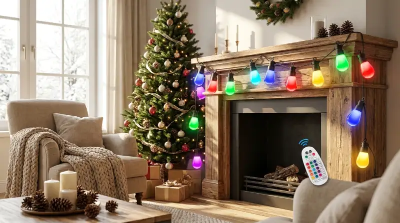Energiesparende Weihnachtsbeleuchtung