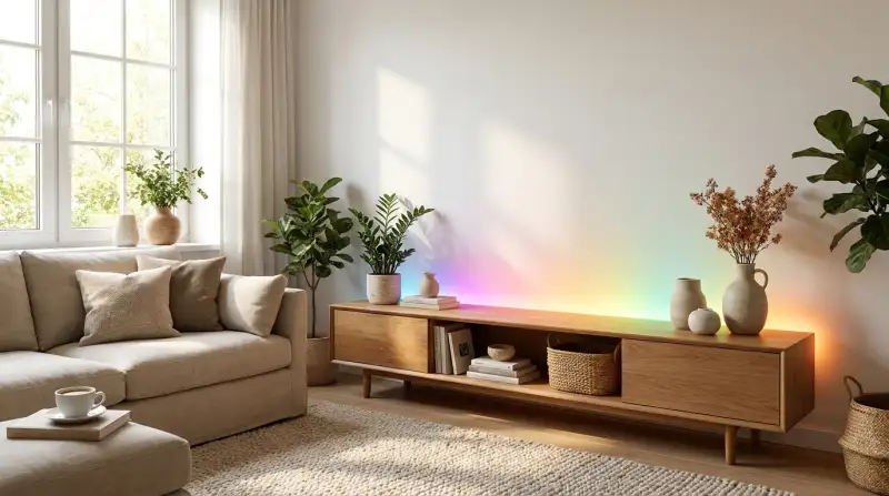 Kreative LED-Lichtinstallationen für zeitgemäßes Wohnen