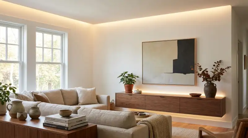 Verborgene Lichtquellen für elegante Raumgestaltung