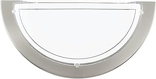 EGLO Wandlampe Planet 1, 1 flammige Wandleuchte, Wandbeleuchtung für Innen aus Metall und Glas, …