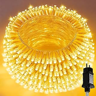 300LED 30M Lichterkette Außen & Innen mit Stecker, Weihnachtsbeleuchtung mit 8 Leuchtmodi & Spei…