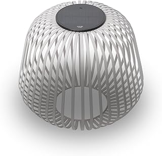 LUUK Studio Schlichte Solarleuchte für drinnen & draußen in minimalistischem Design, IP65 Schut…