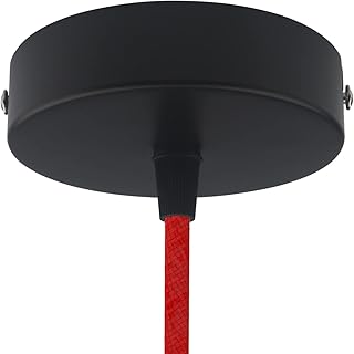 ZOHAR Deckenbaldachin 1 Stück 1-fach Lampenbaldachin Kit Decken-Baldachin mit Zugentlastung Klem…