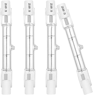 Halogenlampen R7s 78mm 80W=100W 230V 2700K Warmweiß Halogenstablampe 1530LM Dimmbar(4 Stück)