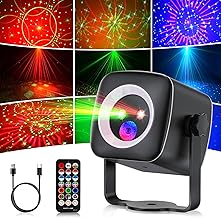 Discokugel, Musikgesteuert Discolicht Partylicht 60 Verschiedene Muster Strobe-Effekt Partylicht …