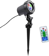 LED Projektionslampe, IP65 wasserdicht, mit Fernbedienung, Outdoor Gartenprojektor, geeignet für…
