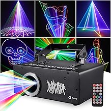 Eyeshot DJ Licht, Bühnenlicht Partylicht 3D RGB Animation mit Beam Scan Effekt, Auto, Musik Soun…