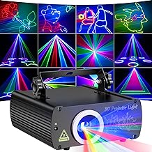Ehaho DJ Discolicht Partylicht L2600 | 3D RGB Animation Party Licht mit Fernbedienung | Musik Sou…