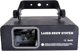 Bühnenbeleuchtung, 500mW RGB Vollfarb-Animationsscanner DMX-Soundprojektorlichter for Disco-DJ-P…