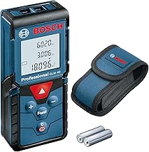 Bosch Professional Laser Entfernungsmesser GLM 40 (Flächen-/Volumenberechnung, max. Messbereich:…