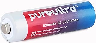 AA Li-Ion Akku 1000mAh – Wiederaufladbar mit PCB-Schutz – 3.7V Hochleistungsakku für LED-Tas…