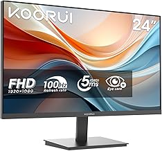KOORUI E2412F 24 Zoll Monitor, FHD 1920 x 1080 100Hz PC Monitor, HDMI 1.4, Eye Care Bildschirm, 5…