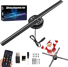 My Holo Screen, Myholoscreen, 3D Hologramm Lüfter LED Projektor, Weihnachten Hologramm Projektor…