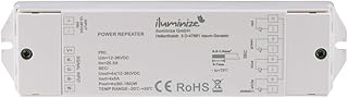 Repeater/Leistungsverstärker: 4x 5A, für weiße/duo-weiße (CCT)/RGB/RGB+W/RGBW LEDs, 12V-36V, …