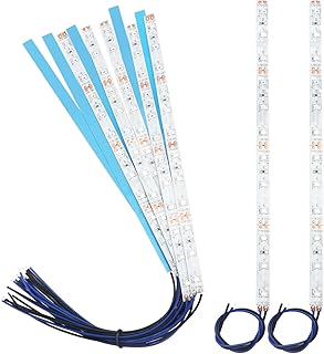 YIXISI 10 Stücke 200mm VorDrahtete LED Streifen, 2335 SMD LED, 12-18V, Modellbau Led Beleuchtung…