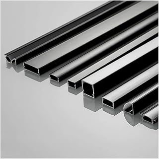 0,5 Meter LED Aluminium Profil Schwarz V-/U/YW Stil für 5050/5630 LED Streifen Milchig Abdeckung…