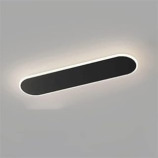 Minimalistische nordische LED-Deckenleuchten mit Langen Streifen, dimmbar, Schwarze Gang-Linearbe…