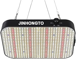 65 Watt LED Grow Lampe Dimmbar, Pflanzenlampe LED Vollspektrum, Daisy Chain Funktion, Leiser eing…