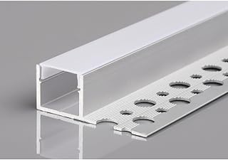 2m Alu Profil Unterputz Profil Trockenbau Schiene Kanal System mit Milchglas Abdeckung für LED-S…