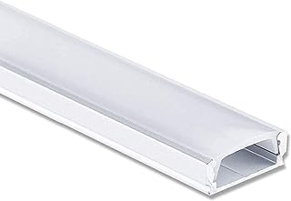 INNOVATE 2 m LED Schiene – Aluminium Profil – Aluprofil für LED Stripes/Streifen – LED-Kanal – A…