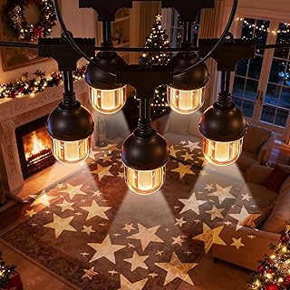 Weihnachts Lichterkette,10 m/33 FT Projektionslichter für den Außenbereich, Wasserdicht IP65 mi…