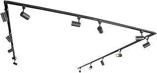 QAZQA – Modern Modernes 1-Phasen-Schienensystem Komplettset I Spotlight I Deckenspot I Deckenstra…