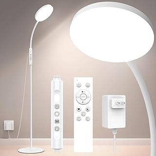 Stehlampe 20000 Lux Tageslichtlampe – Flexible, dimmbare LED Lichttherapielampe mit 5 Farben, 10 …