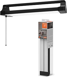 LEDVANCE Office Line Double Rotatable LED-Arbeitsplatzleuchte, schwarz, 24W, 2700lm, konzentratio…