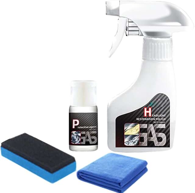 Scheinwerfer Aufbereitung Set, 2025 Neuest Scheinwerfer Polierset, Autoscheinwerfer Aufbereiter U…