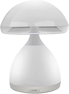 Farbenfrohe LED-Nachtlampe in Pilzform, kabellos, für Nachttisch und Tisch, mit 7 Farben für Fa…