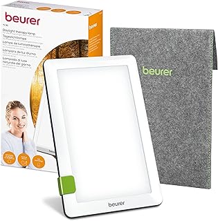 Beurer TL 30 Tageslichtlampe, Simulation von Tageslicht, bis zu 10.000 Lux, Medizinprodukt, flimm…