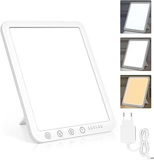 Tageslichtlampe 15000 Lux, UV-freie LED Lichttherapielampe Tageslicht, LED Daylight Lampe, Touch-…