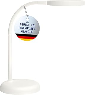 MAUL Schreibtischlampe LED MAULjoy | Kleine Schreibtischlampe mit Standfuß | Moderne Tischlampe …