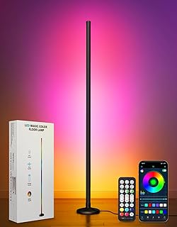 OUTON LED Stehlampe, RGBCW Dimmbar Stehlampe mit Fernbedienung und APP-Steuerung, 16 Millionen DI…