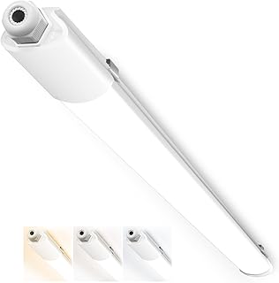 Peasur Feuchtraumleuchte LED 120CM, 3000K/4000K/6500K LED Deckenleuchte Röhre 36W 3960LM Leiste …