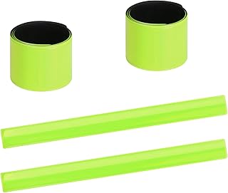 URAQT Reflektorband, Universal Reflektoren Set Klatscharmband Sicherheitsband Reflektierend Schna…