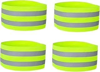 paymali Reflektorbänder Set, elastisch, mit Klettverschluss und starken Reflektorstreifen