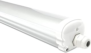 HOFTRONIC – LED Feuchtraumleuchte 150cm IP65-48W 5760 Lumen – 6500K Tageslichtweiß – Verknüpfba…