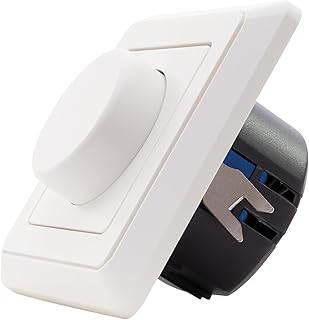 REV PrimaLuxe Dimmer – Lichtschalter für LED Lampen 5-100W und Glühlampen 5-300W, weiß