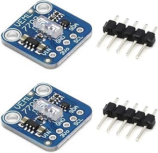 Hailege 2pcs VEML7700 Umgebungslichtsensor I2C IIC 16 Bit Licht Umgebungssensor SMBUS 0-120k Lux …