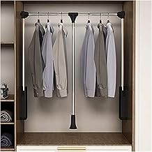 Dropdown-Garderobe Hängende Schienen, Automatische Rebound-Breite Einstellbar, Große Einziehbar…