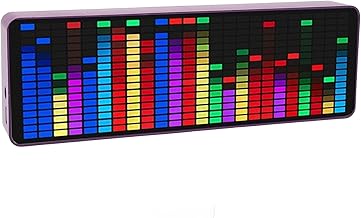 Audio-Spektrum-Analysator, LED-Musik-Sprachspektrum-Anzeige, Bunte RGB-Licht-Rhythmus-Analysator-…