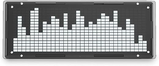 LED-Uhr-Spektrum-Licht, LED-Musikpegel-Lichtspektrum-Analysator, 32-Bit-Stereo-VU-Meter-Anzeige, …