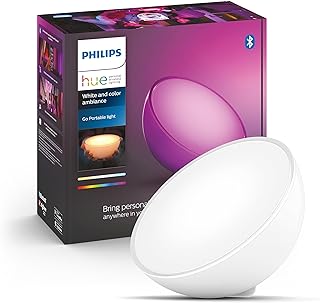 Philips Hue White & Color Ambiance Go Tischleuchte (530 lm), dimmbare LED Leuchte für das Hue Li…