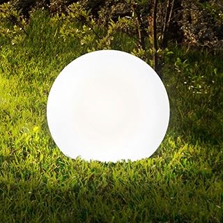 Bolla XL Garten Aussenkugel Ø 60 cm Weiss Kugellampe Gartenkugel