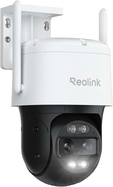 Reolink 4K 8MP Wi-Fi 6 PTZ Überwachungskamera Aussen mit Dual-Objektiv, Auto-Tracking-Zoom, WLAN…