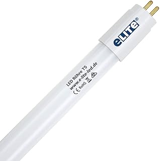 eLITe LED Röhre T5, 84,9cm, 18W, sehr hell, 1800lm, 830, 3000 Kelvin, Warmweiß, NUR FÜR EVG, 1…